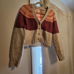 American Eagle Outfitters Multicolor Striped Cardigan